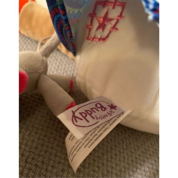 Scentsy Buddy Friend Emily Rag Cloth Doll Dark Hair Elephant plush toy attached - Picture 7 of 8